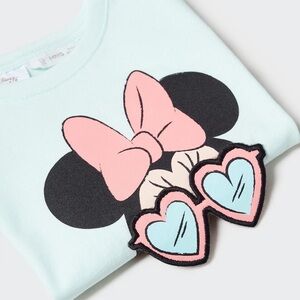 Mango Disney Minnie Light Blue T-Shirt 9-12 months